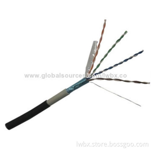 Outdoor FTP-CAT 5e-PVC LAN Cable, Double Jacket